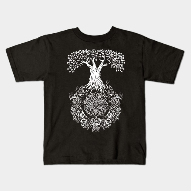 Celtic Tree of Life Kids T-Shirt by TeeNinja